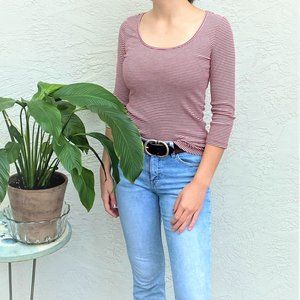 Striped Long Sleeve Tee